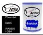 Preview: Chevrolet, Black, WA8555 / GBA: 500ml Lackdose, von ATW Autoteile West.